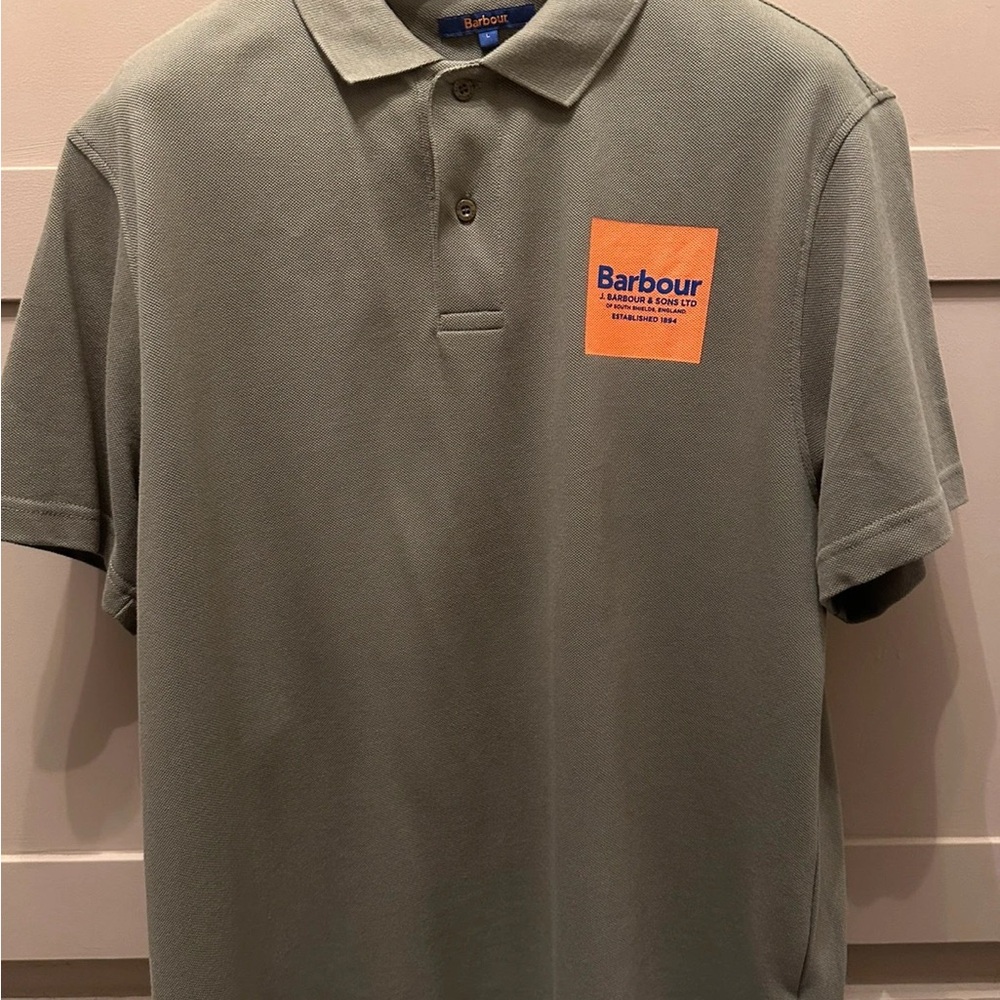 Barbour Green Polo Shirt Classic Style